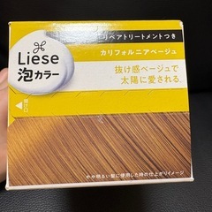 Liese泡カラー　カリフォルニアベージュの画像