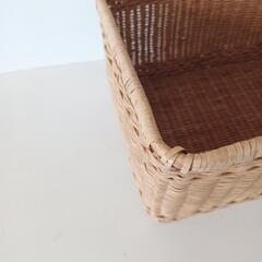 shiturae select カゴ バスケット 収納 ラタン 藤 古道具の画像