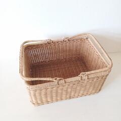 shiturae select カゴ バスケット 収納 ラタン 藤 古道具の画像