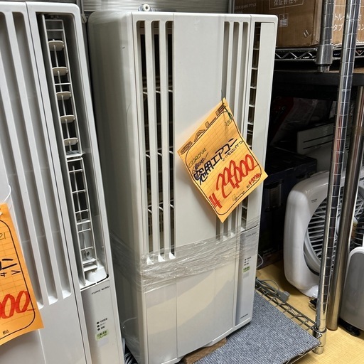 窓用エアコン コロナ 2020年製 取付枠 リモコン付