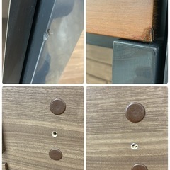 ジモティー限定価格！ S217 ⭐ 高級 シギヤマ家具 壁面テレビボード+サイドキャビネット2点セット 幅140+60+60cm USED 綺麗の画像