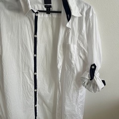 H&M ホワイト シャツ XS の画像