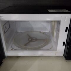 電子レンジ　ブラックの画像