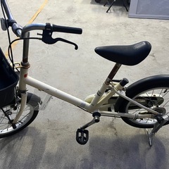 無印良品　16型幼児用自転車　アイボリーの画像