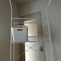 洗濯物ラック　収納　ニトリ
の画像