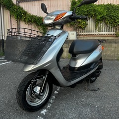 ヤマハ　ジョグ　FI SA36J シルバー　カゴ付き　動画あり　大阪の画像