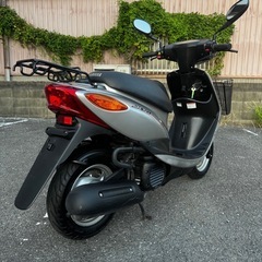 ヤマハ　ジョグ　FI SA36J シルバー　カゴ付き　動画あり　大阪の画像