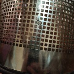 【決定済】ゴミ箱　ダストボックス　金属　メタル　シルバー　メッキ　ごみ箱の画像