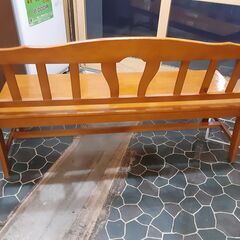 【値下げ】木製ベンチ　　NO.１０７の画像