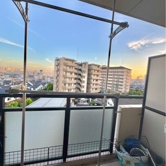 ニトリ　突っ張り物干し竿の画像