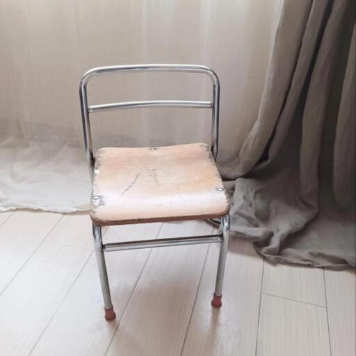 幼稚園 パイプ椅子 2客 2個 レトロ アンティーク 子供用 幼児 2歳から６歳 幼稚園 パイプ椅子 2客 2個 レトロ アンティーク 子供用 幼児 2