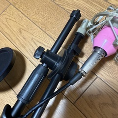 コンデンサマイク　マイクスタンド　セットの画像