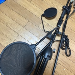 コンデンサマイク　マイクスタンド　セットの画像