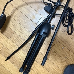 コンデンサマイク　マイクスタンド　セットの画像