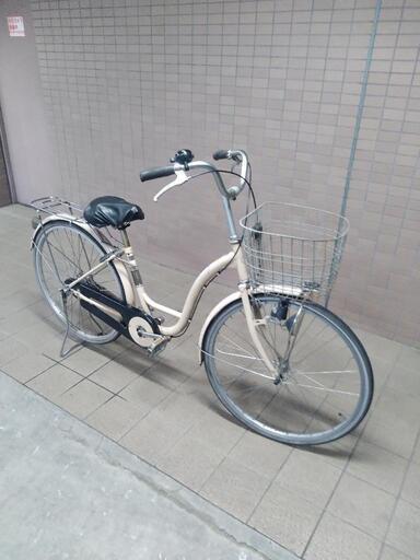 送料無料相談可！サイクルベースあさひ製！クリーム色！26インチ