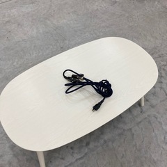 【kj176】美品 ホワイトナチュラル 折りたたみこたつテーブル センターテーブル コーヒーテーブル リビングテーブル　検)一人暮らし　ファミリー　冷蔵庫　洗濯機　オフィス　事務　テーブル　ラック　収納　家具　ソファ　キッチンの画像