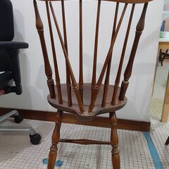 木製　一人掛け椅子（A）一脚　NO.１１１の画像