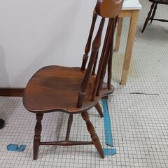 木製　一人掛け椅子（A）一脚　NO.１１１の画像