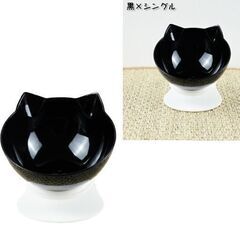 ネコちゃん/ワンちゃんスタンド付き食器（一度使用）の画像