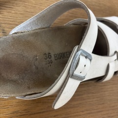 ビルケンシュトック　23cm  36 白色 の画像