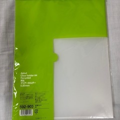 新品　クリアホルダー10枚パックの画像