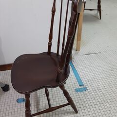 木製　一人掛け椅子（B）一脚　NO.１１２の画像