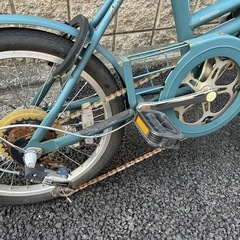 ブリヂストン　グリーンレーベル折りたたみ自転車の画像