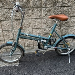 ブリヂストン　グリーンレーベル折りたたみ自転車の画像