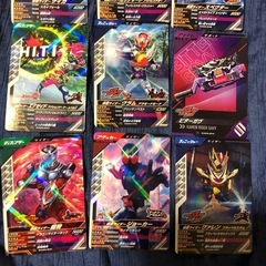 仮面ライダー　レアカード　9枚セット。の画像