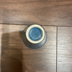 【極美品】青色 円錐形 お猪口の画像
