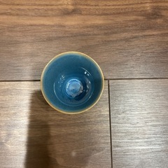 【極美品】青色 円錐形 お猪口の画像