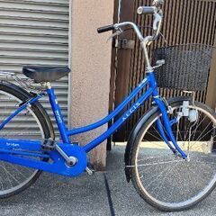 綺麗です。 新品鍵付　ステンレスハンドル 26インチ自転車の画像