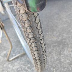 綺麗です。 新品鍵付　ステンレスハンドル 26インチ自転車の画像