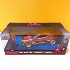 【新品未開封品】1:24 MARVEL IRON MAN & 2016 CHEVROLET CAMAROの画像