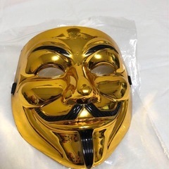 ホラー テーマ ゴールドマスクの画像