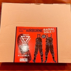 ドレス（DRESS） チェストハイウェーダー AIRBORNEラジアルソール マットブロンズ Mの画像