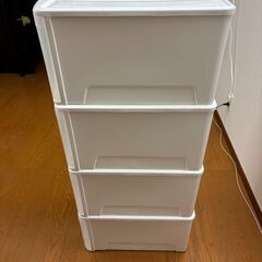 【4個セット】アイリスオーヤマ チェスト ESD 深型 収納ケース（中古）※読谷村受け渡し／1,000円の画像