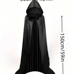 ハロウィン 、パーティ　連帽ケープの画像