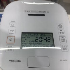 【東芝 炊飯器】【5.5合炊き】2023年製★クリーニング済み/6ヶ月保証付き【管理番号10208】野の画像