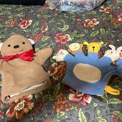 指人形と手作りパペット