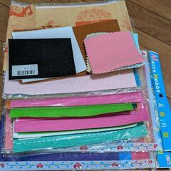 【決まりました】手芸用品フエルトや刺繍糸＆リボンの画像