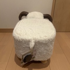 アニマルスツール　ゾウ　羊　滑り止めテープ付きの画像