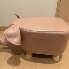 アニマルスツール　ゾウ　羊　滑り止めテープ付きの画像