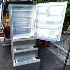 ★お届け可!!★2022年製 AQUA アクア 4ドア 355L 冷凍冷蔵庫 AQR-36M(S) シルバーの画像