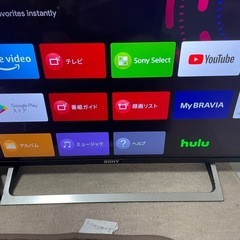 傷ありSONY 43V型 4K 液晶テレビ BRAVIA KJ-43X8000E