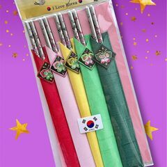 【韓国】手さげ袋と箸セットの画像