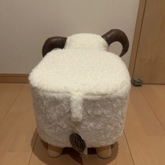 【新品】 アニマルスツール 椅子 カバ　羊　キッズチェア  2種セットの画像