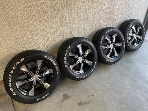 WORK Crag XTRAPN6 GOODYEAR NASCAR ハイエース 値下げ！WORK Crag XTRAP N6 GOOD YEAR NASCAR EAGLE ″1 17