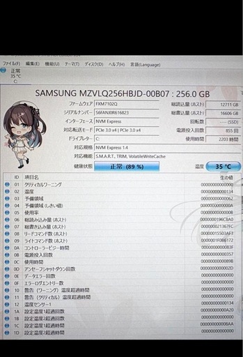 レッツノート CF-SV1/第11世代 i5/メモリ16G/SSD256G④