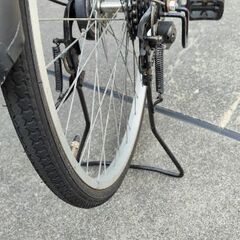 綺麗です。 新品鍵付ステンレスハンドル 26インチ自転車あ